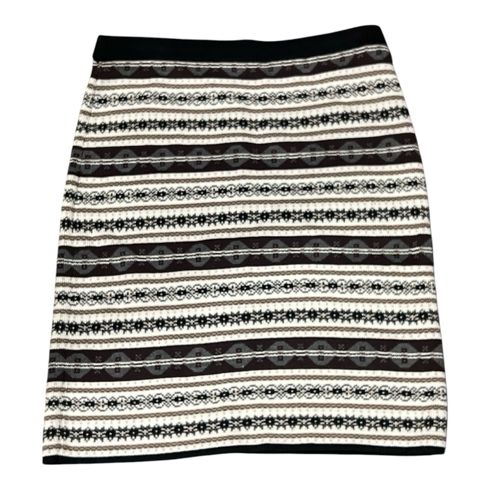 Etcetera Viscose/Cashmere Patterned Brown/Black A… - image 4